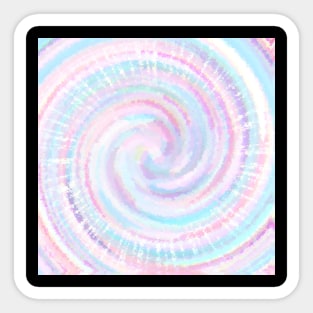 Soft Swirl Pastel Arrow Pattern Sticker